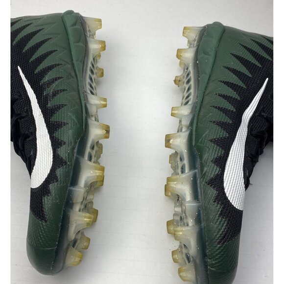 nike alpha menace mens size 13.5 mid cleat green / white - Picture 8 of 12